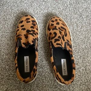 Steve Madden Ecentric Animal Print Slip-On Sneakers